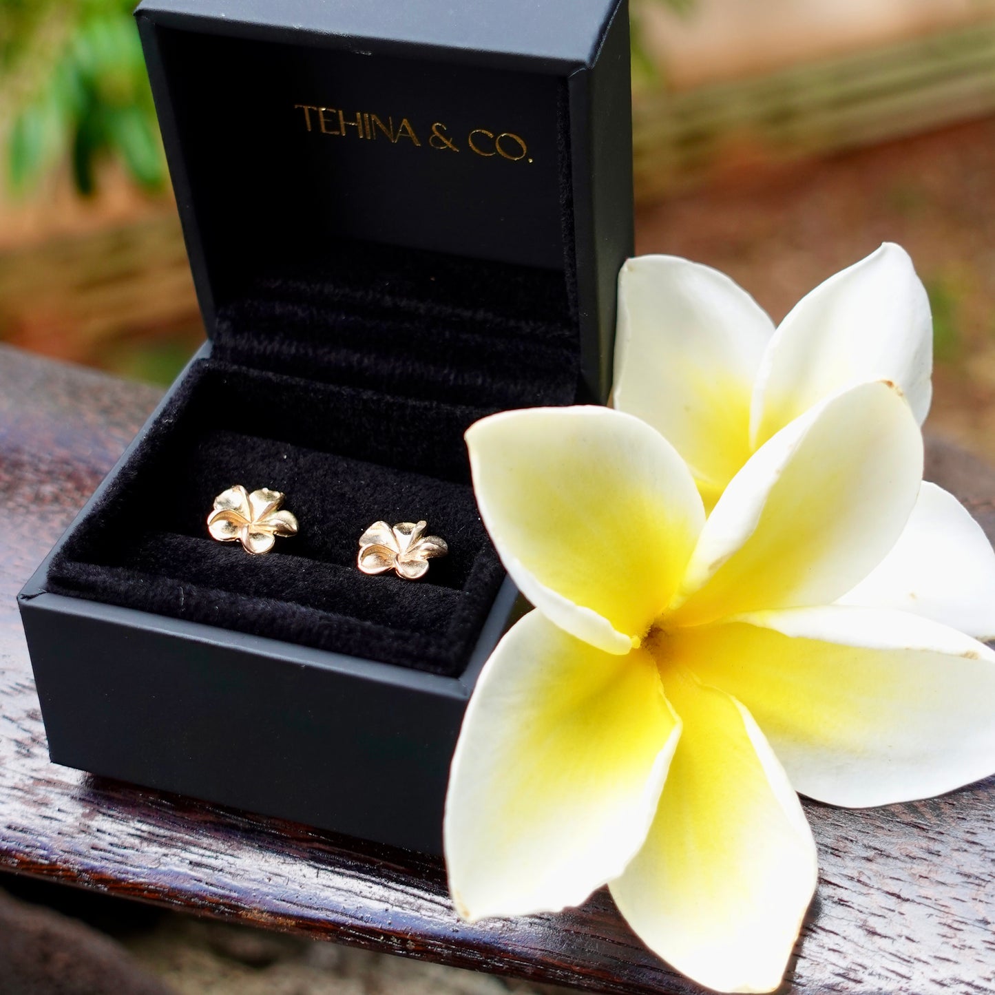 Plumeria Studs