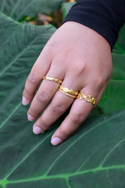 Huni Cut-Out Ring - 18k Gold Vermeil