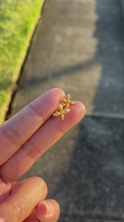 Huni Stud Earrings (Large) - 18k Gold Vermeil